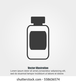 Medicine bottle icon