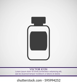 Medicine bottle icon