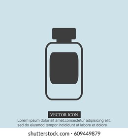 Medicine bottle icon