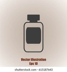 Medicine bottle icon