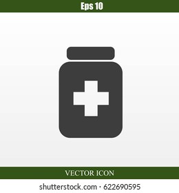 Medicine bottle icon