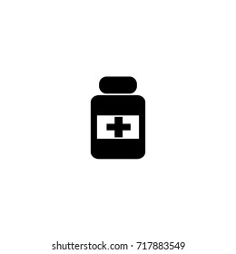 Medicine bottle icon