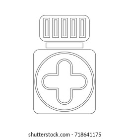 medicine bottle icon