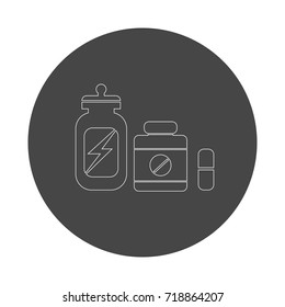 medicine bottle icon
