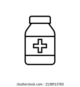 medicine bottle icon for apps and web sites