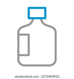 Medicine bottle icon. Concept of healthcare, pharmacy, and medication.