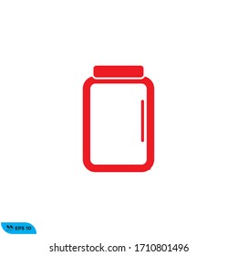 medicine bottle icon design vector illustration 