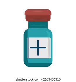 Vector de diseño de iconos de frascos de medicina.