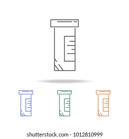 medicine bottle icon. Medicine Element of multi colored icons for mobile concept and web apps. Thin line icon for website design and development, app development. Premium icon on white background