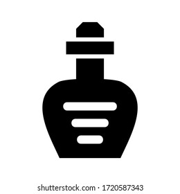 medicine bottle icon or logo isolated sign symbol vector illustration - high quality black style vector icons
