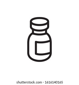 Medicine Bottle Icon, Pil Bottle, Medical Bottle