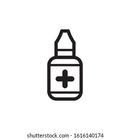 medicine bottle icon, pil bottle, medical bottle