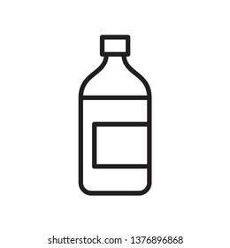 Medicine bottle icon vector