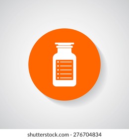 Medicine bottle icon - Vector