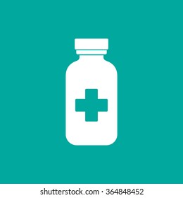 Medicine bottle icon - Vector