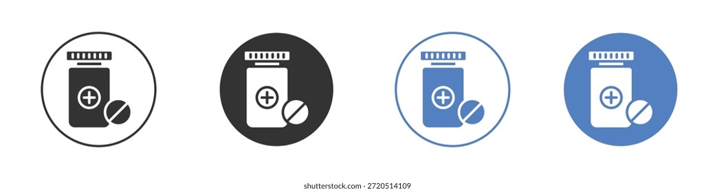Medizin Flasche Symbol Vektor Clip Kunst Illustration Sammlung