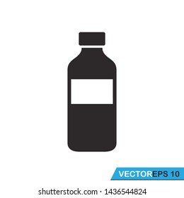 
medicine bottle icon vector design illustration