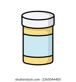 medicine bottle icon vector design template simple and clean