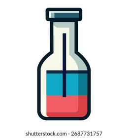 Medizin Flasche Symbol Vektorgrafik