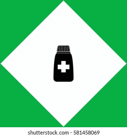 Medicine bottle  icon Vector design