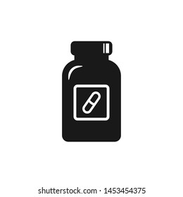 Medicine bottle icon Vector EPS 10