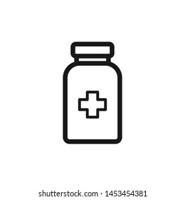 Medicine bottle icon Vector EPS 10