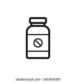 Medicine bottle icon Vector EPS 10