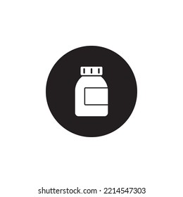diseño de imagen vectorial del icono de la botella de medicina