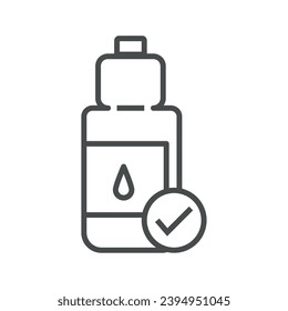 medicine bottle icon vector isolated