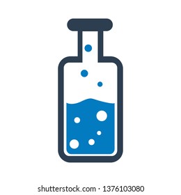 medicine bottle icon vector,Phial Vial Icon,
