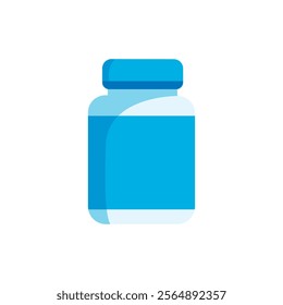 Medicine bottle icon,vector illustration. Flat design style. vector medicine bottle icon illustration isolated on color background, medicine bottle icon Eps10.  Pharmacy sign business concept.