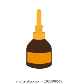 Medicine bottle isolated
