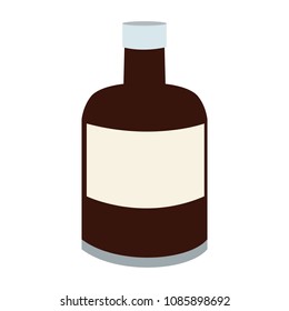 Medicine bottle isolated