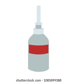 Medicine bottle isolated