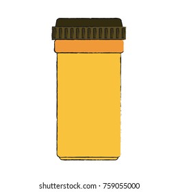 Medicine bottle isolated