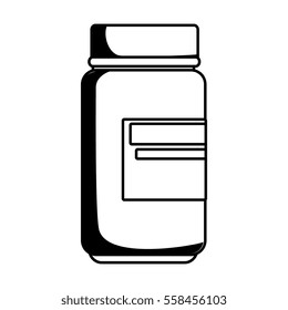medicine bottle isolated icon