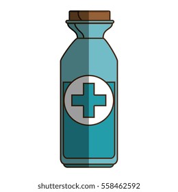 medicine bottle isolated icon