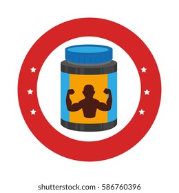 medicine bottle isolated icon