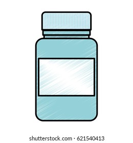 medicine bottle isolated icon