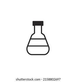 Medicine bottle logo icon Free Vector