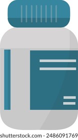 Medicine Bottle on a Transparent Background