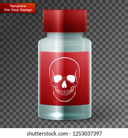 Medicine bottle with poisonous liquid