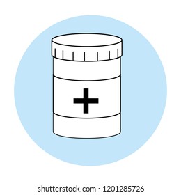 Medicine bottle symbol