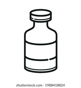 MEDICINE BOTTLE FOR TABLETS ICON
