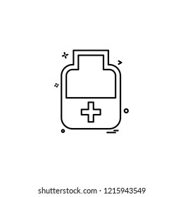 medicine bottle tablets icon vector desige