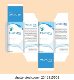 Medicine Box Design, Pharma Design, Creative Design.