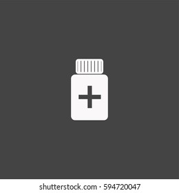 Medicine box icon illustration isolated vector sign symbol