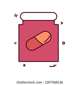 medicine box icon vector design
