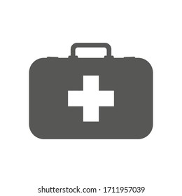 Medicine Box Icon Vector, First Aid Kit Box Image