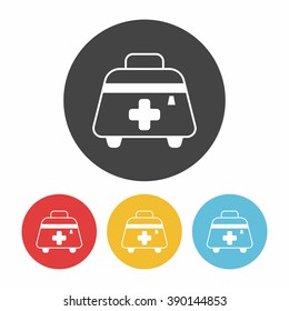 Medicine boxes icon